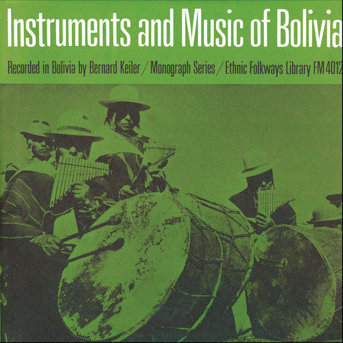 Instruments & Music Of Indians Of Bolivia - Indians of Bolivia / Various [CD]