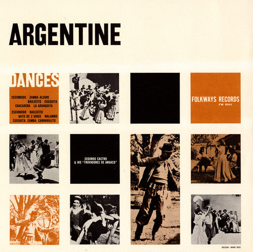 Segundo Castro - Folk Dances and Dance Songs of Argentina [CD]