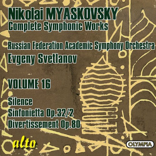 Russian Federation Academic Symphony Orchestra; Evgeny Svetlanov - Silence Op 9 / Sinfonietta / Divertissement [CD]