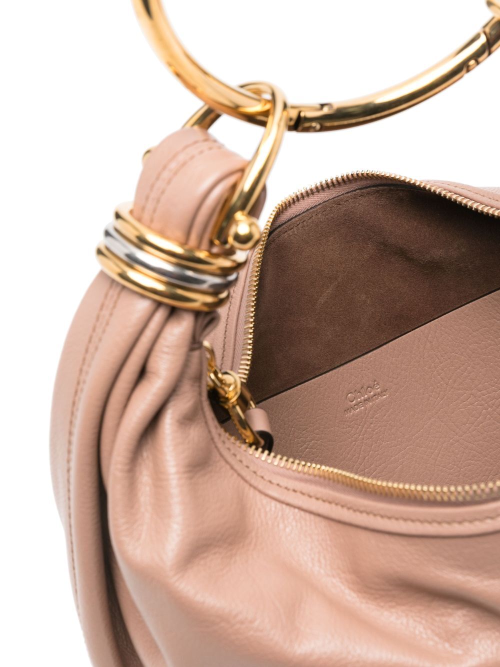 Chloe Women Small Bracelet Hobo Bag In Grained Leather