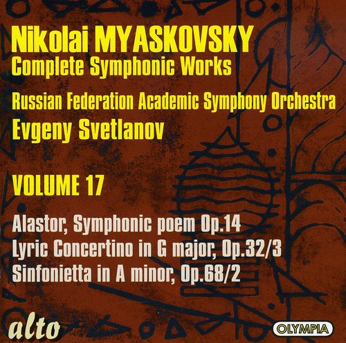 Russian Federation Academic Symphony Orchestra; Evgent Svetlanov - Alastor Sym Poem / Lyric Concertino / Sinfonietta [CD]