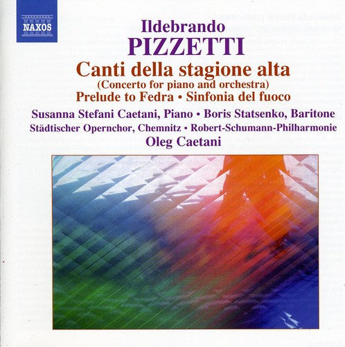 Oleg Caetani - Concerto for Piano & Orchestra / Prelude to Fedra [CD]