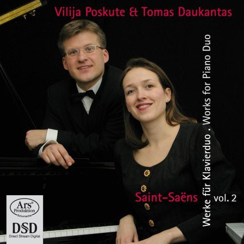 Saint-Saens / Poskute / Daukantas - Works for Piano Duo 2 [CD]