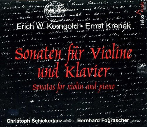 Christoph Schickedanz - Sonatas for Violin & Piano [CD]