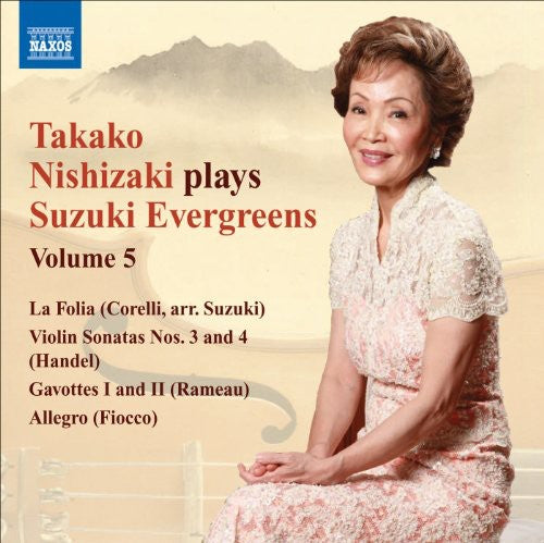 TAKAKO NISHIZAKI - Nishizaki Plays Suzuki Evergreens 5: Violin Sonata [CD]