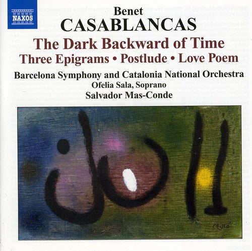 Salvador Mas Conde - Dark Backward Of Time / Three Epigrams [CD]
