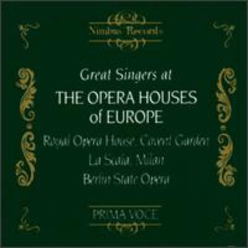 Great Singers Opera Houses Of Europe / Various - Great Singers at the Europe Op [CD]