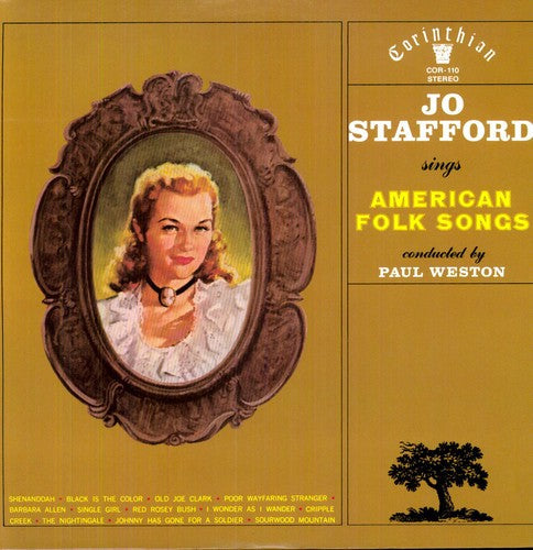 Jo Stafford - Sings American Folk Songs [LP] Vinyl Record