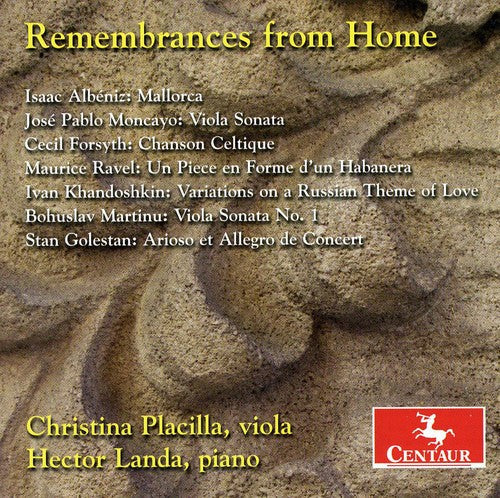 Albeniz/Ravel/Martinu - Remembrances from Home [CD]