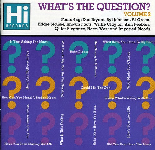Whats The Question - Vol. 2-What's The Question [CD]