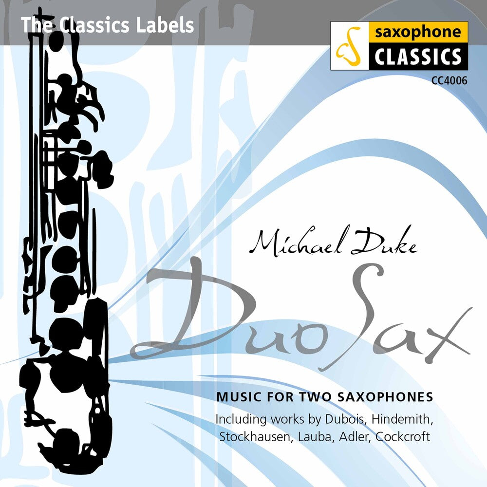 Michael Duke - Duo Sax: Music for Two Saxaphones [CD]