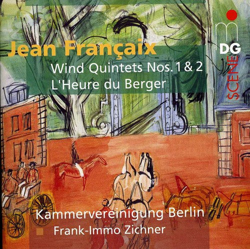 Francaix / Berlin Chamber Ensemble / Zichner - Wind Quintet No 1 / Wind Quintet No 2 [CD]