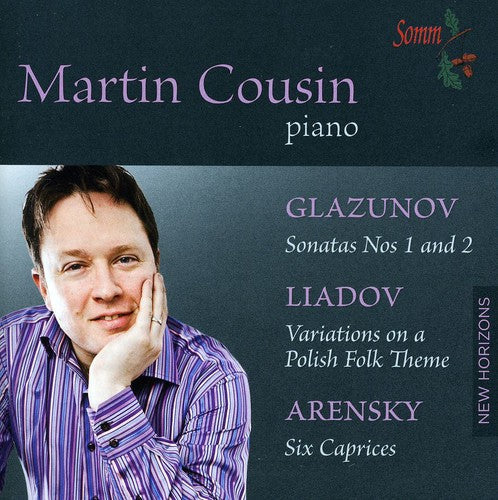 Martin Cousin - Martin Cousin Plays Glazunov Liadov & Arensky [CD]