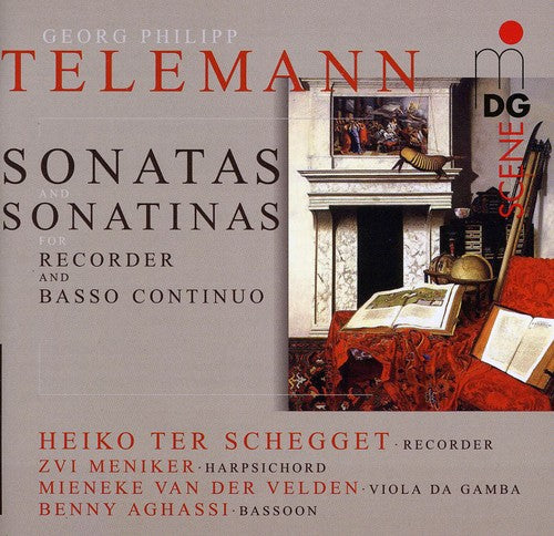 Telemann / Heiko Ter Scheggeto / Meniker / Aghassi - Sonatas for Recorder & Basso Continuo [CD]