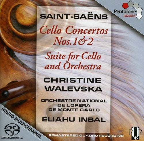 Saint-Saens / Walevska / Inbal - Cello Ctos 1 & 2 / Suite for Cello & Orch [CD]