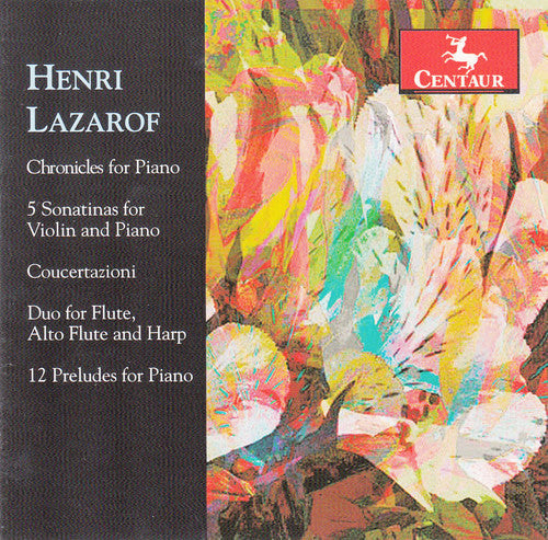 Lazarof / Ohlsson / Edinger / Hellwig / Beaufills - Henri Lazarof [CD]