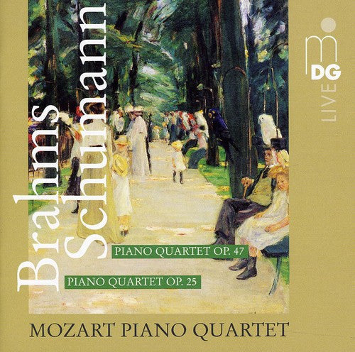 Brahms / Schumann / Mozart Piano Quartet - Piano Quartet Op 25 / Piano Quartet Op 47 [CD]