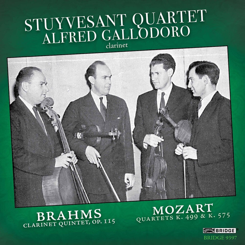 Brahms / Mozart / Stuyvesant Quartet - Stuyvesant Quartet with Al Gallodoro [CD]
