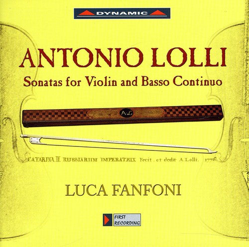 Luca Fanfoni - Sonatas for Violin [CD]