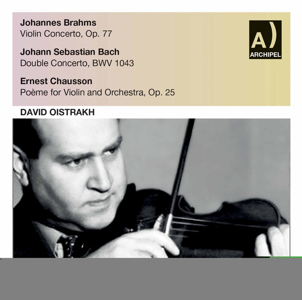 Brahms / Oistrakh - VLN Con Op. 77 Bach BW [CD]