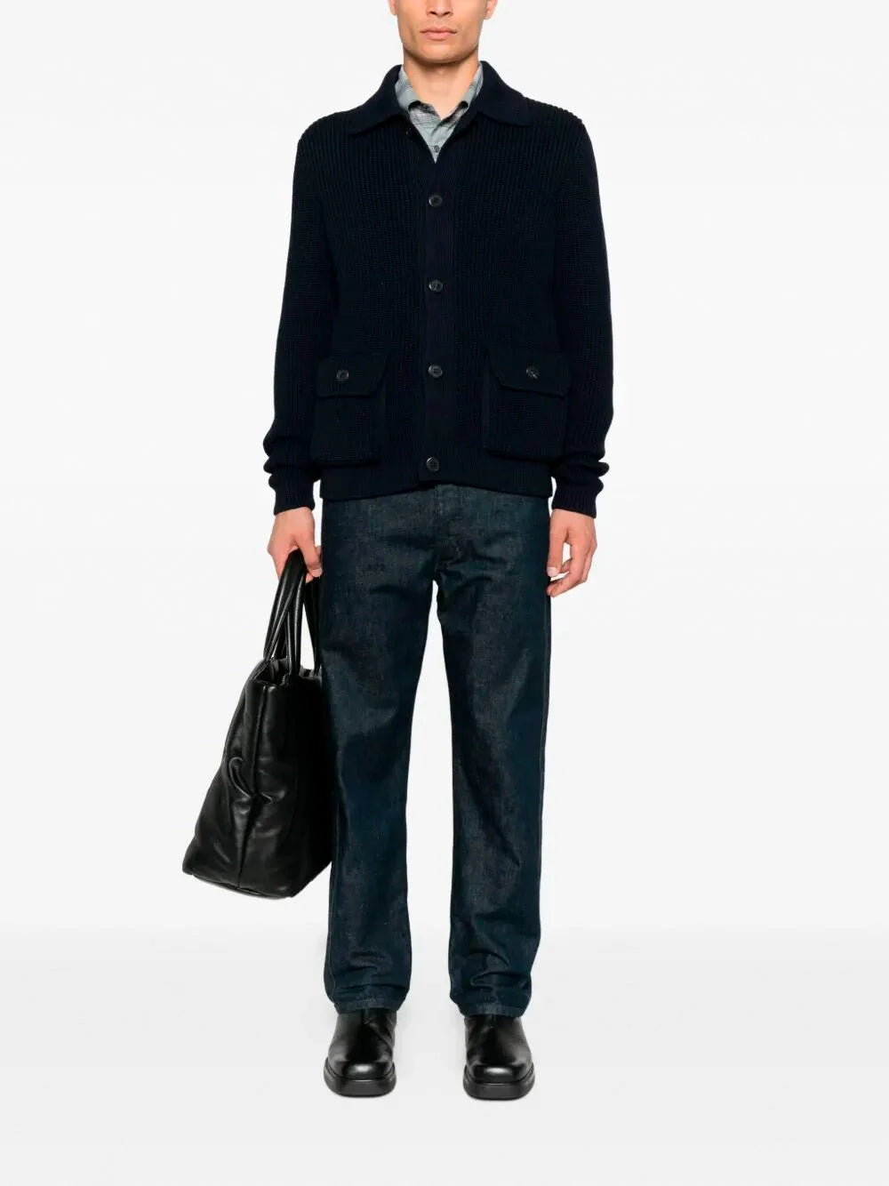 Prada Men Wool Cardigan