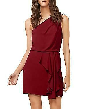 Halston Heritage Women's One Shoulder Mini Party Dress, Size 4