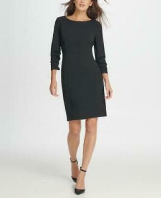 Dkny Ruched Sleeve Sheath Dress, Size 2