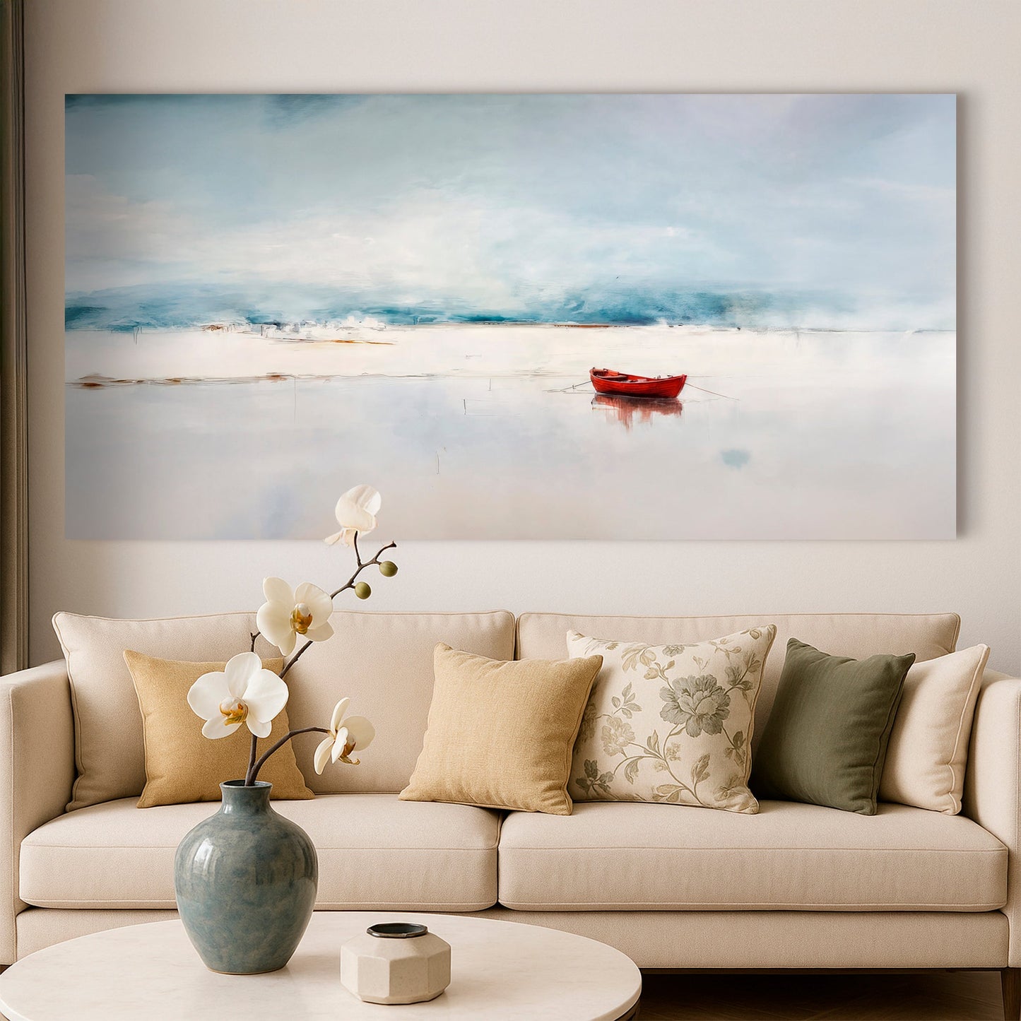 Misty Morning Abstract Wall Art