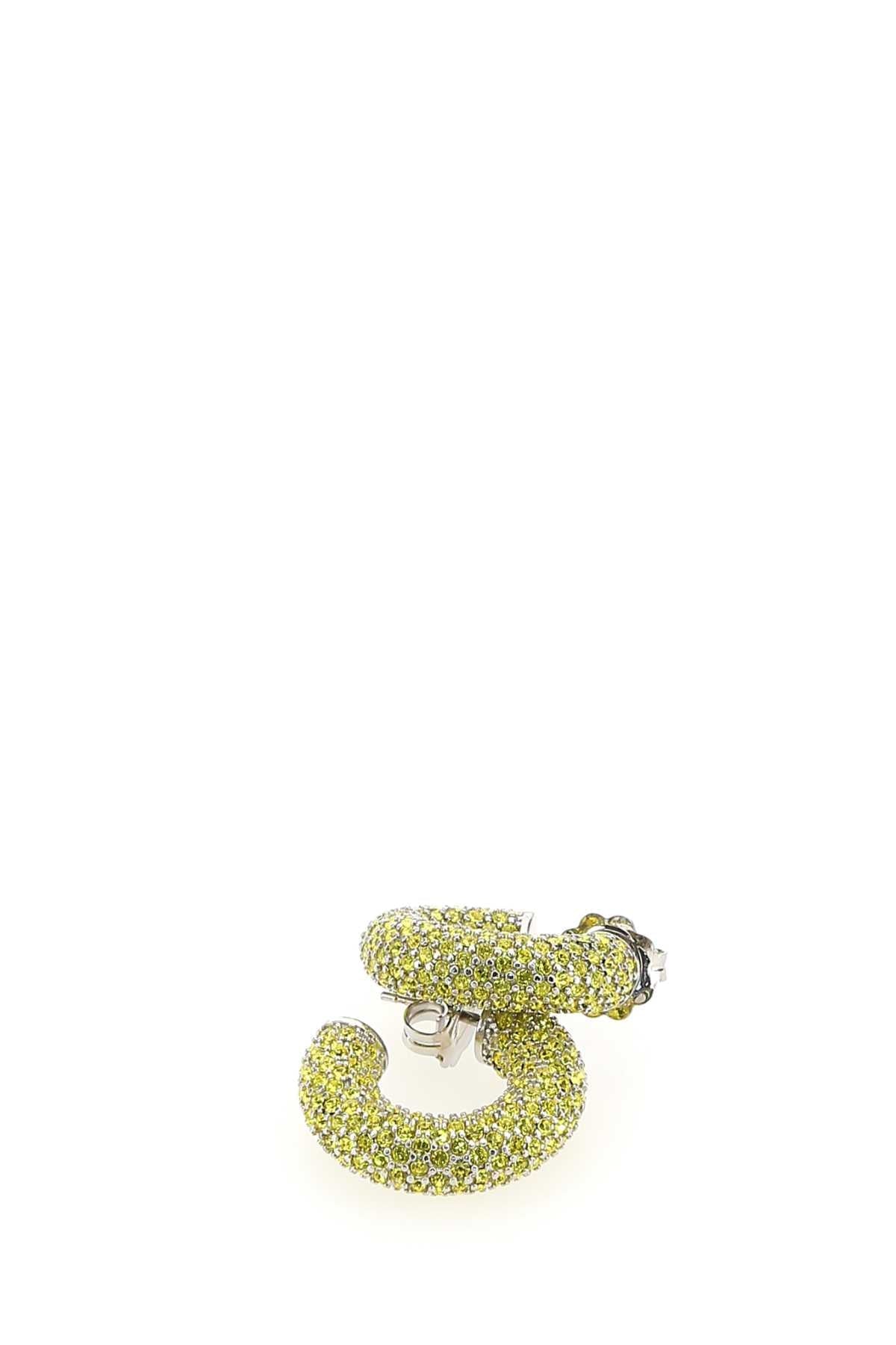Amina Muaddi Women Embellished Metal Mini Cameron Earrings