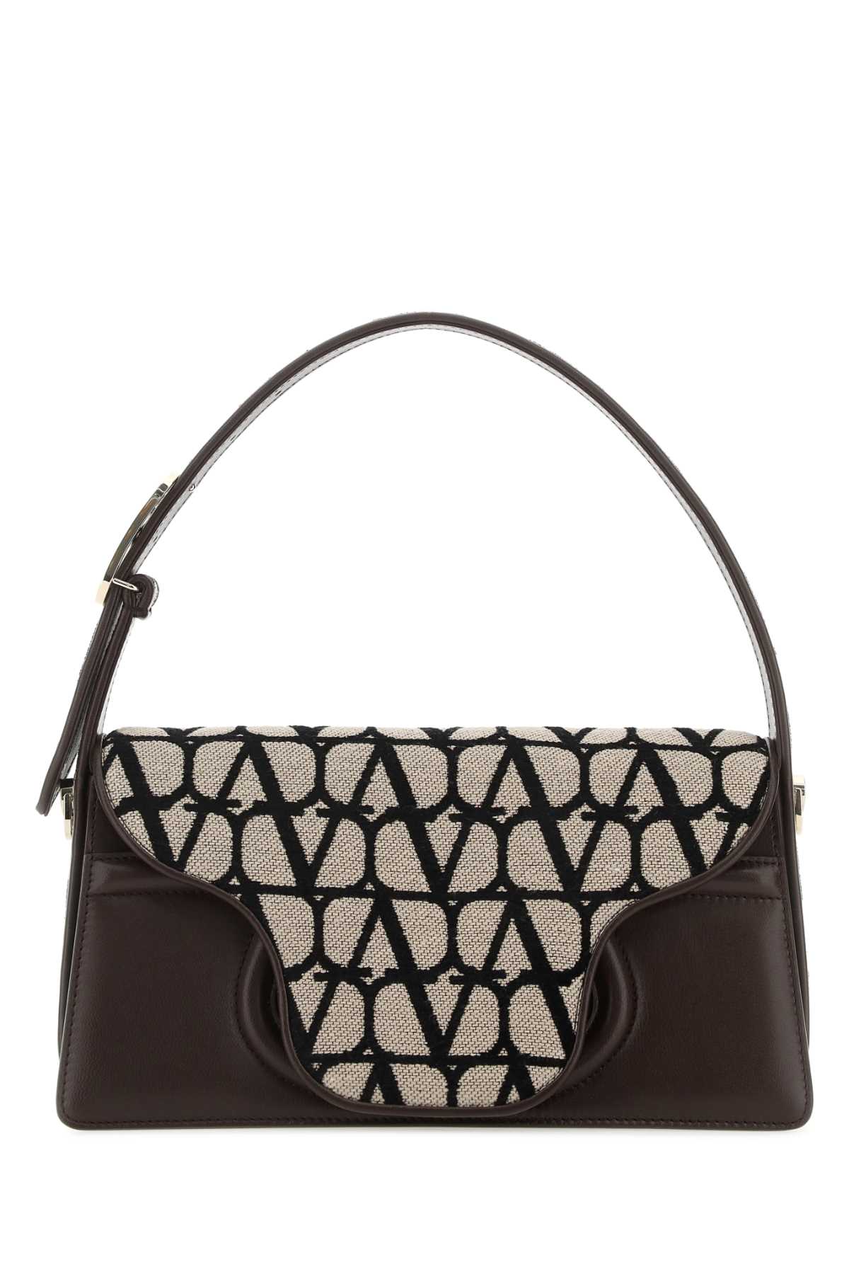 Valentino Garavani Women Toile Iconographe And Leather Le Grand Deuxieme Shoulder Bag
