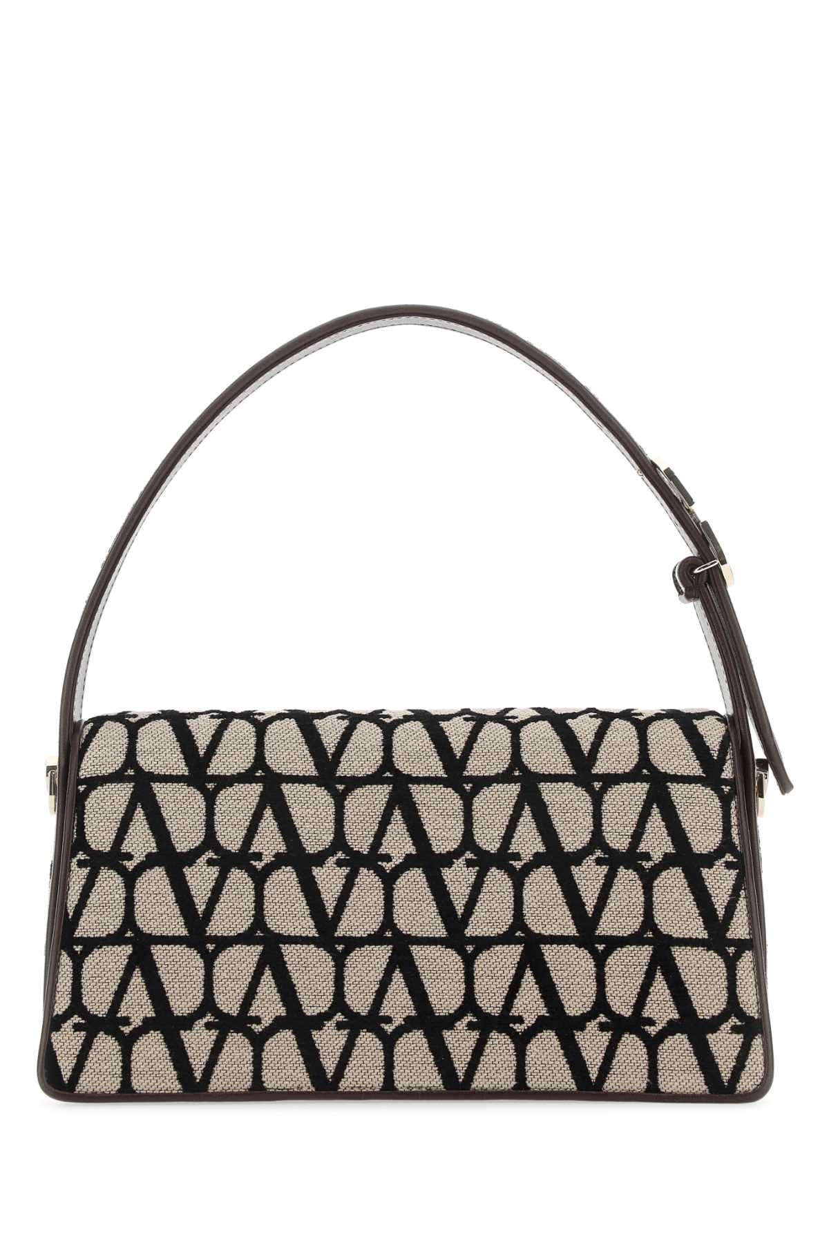 Valentino Garavani Women Toile Iconographe And Leather Le Grand Deuxieme Shoulder Bag