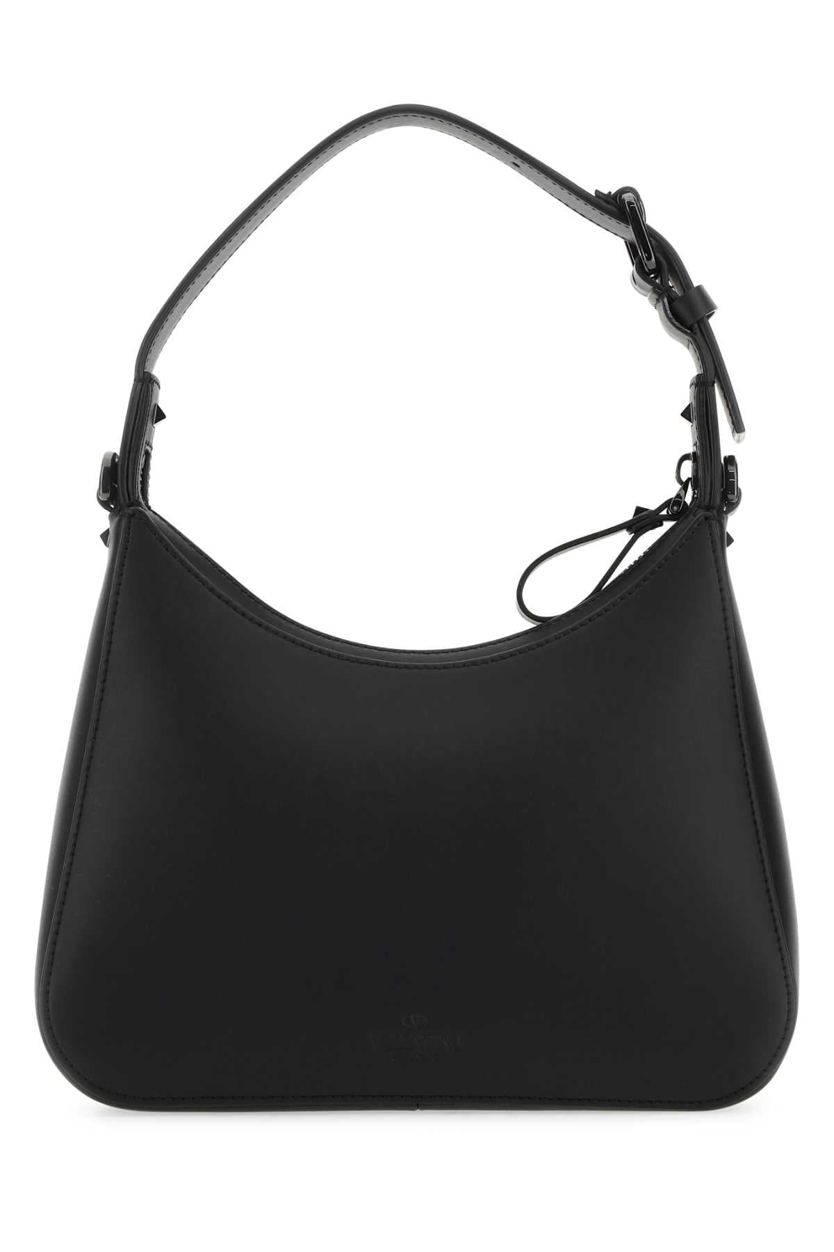 Valentino Garavani Men Black Leather Vltn Handbag