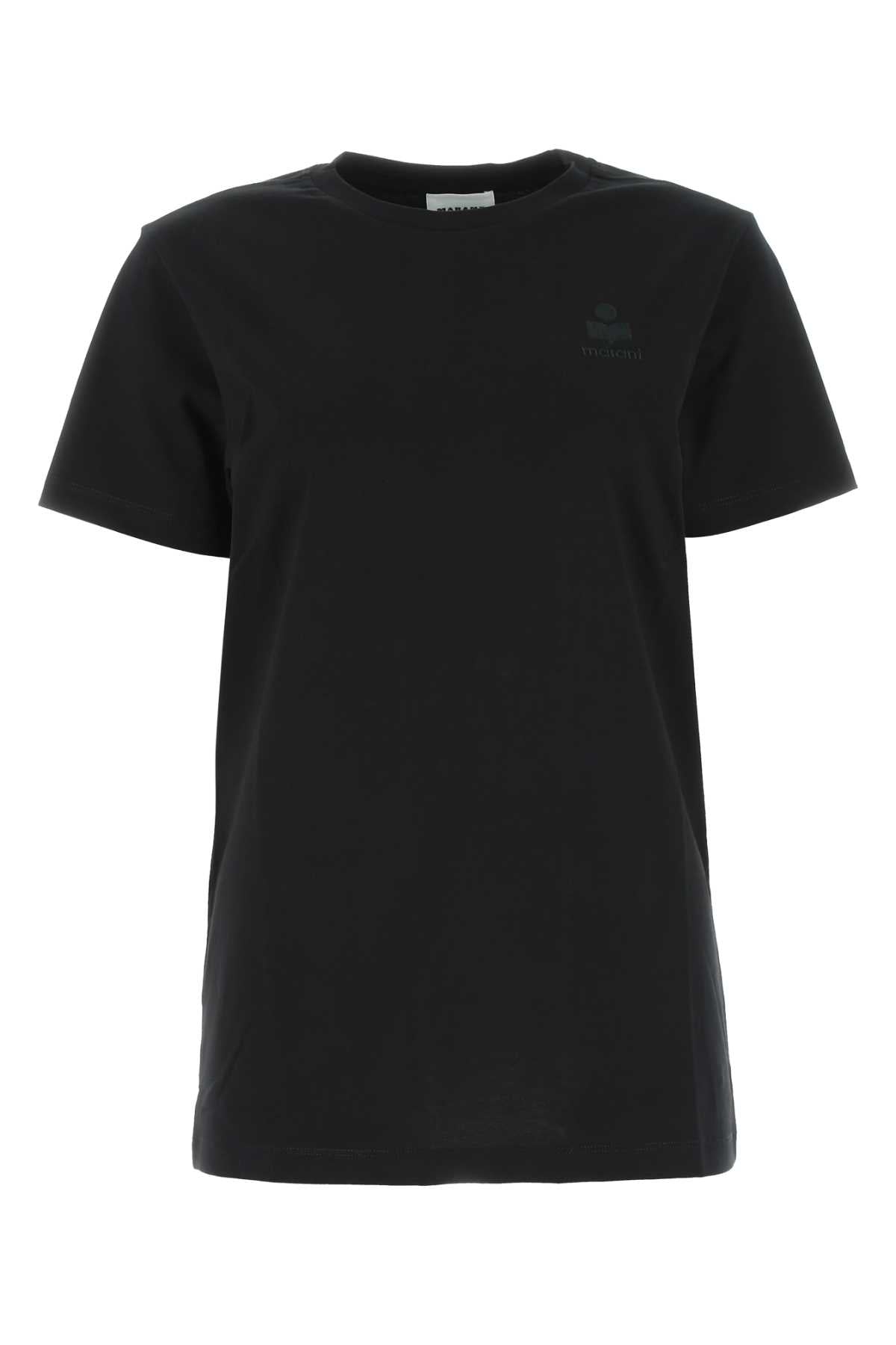 Isabel Marant Etoile Women Black Cotton Aby T-Shirt