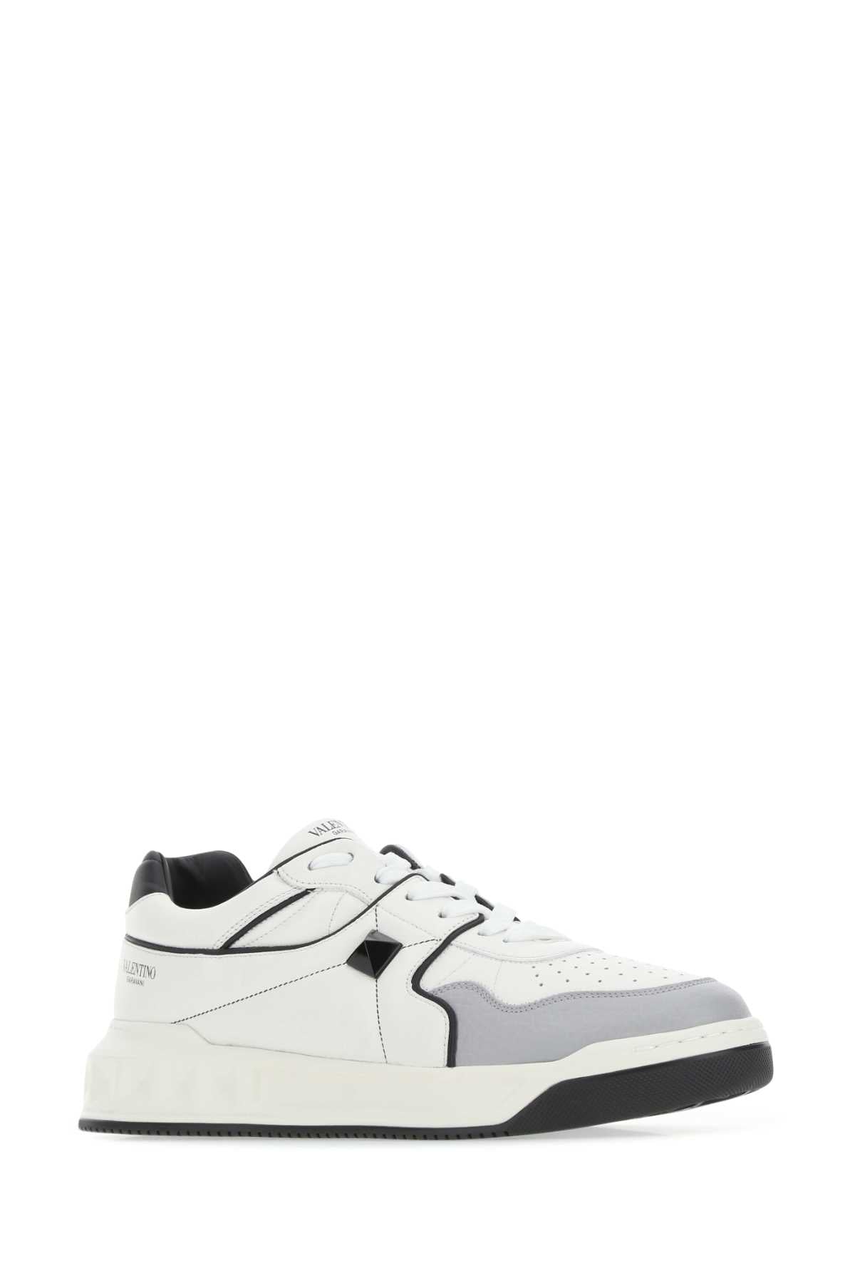 Valentino Garavani Men Multicolor Nappa Leather One Stud Sneakers