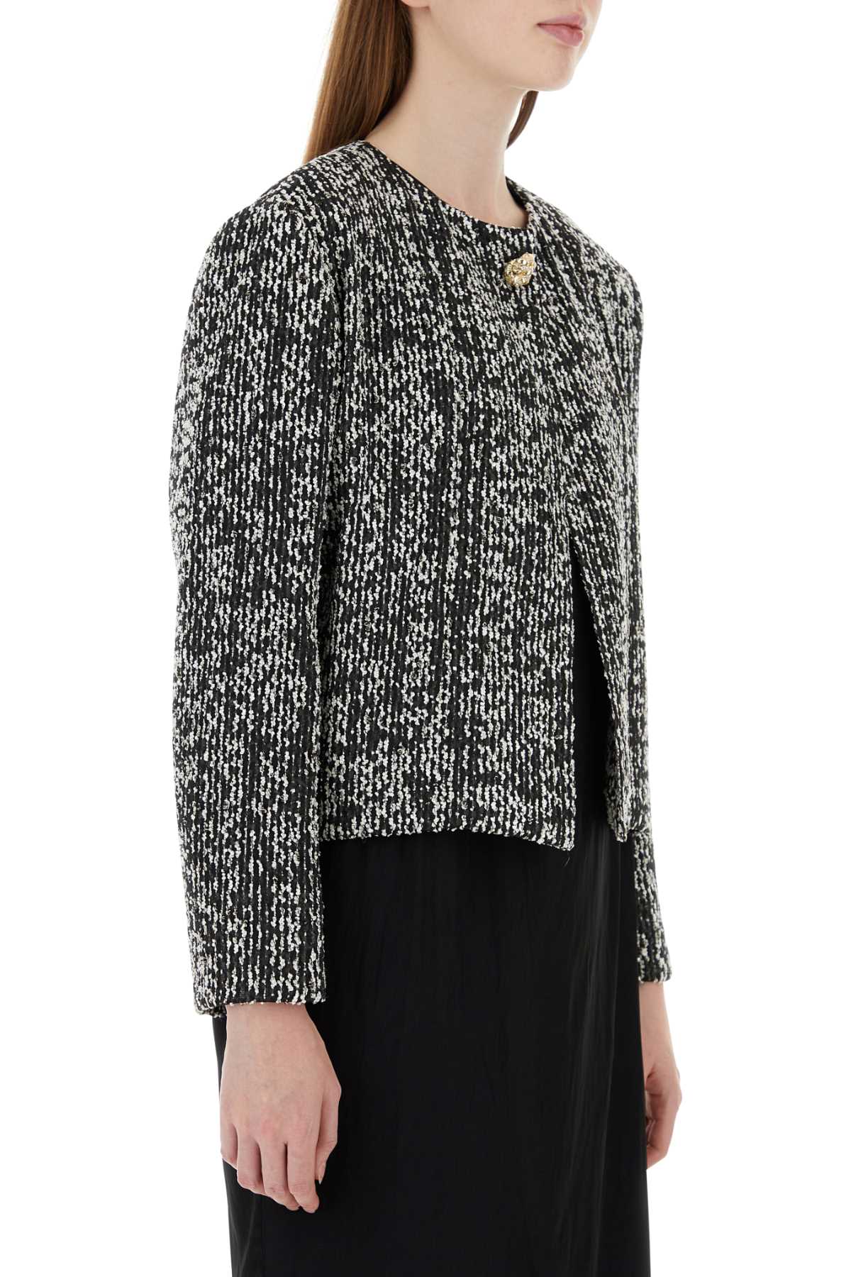 Lanvin Women Two-Tone Tweed Blazer