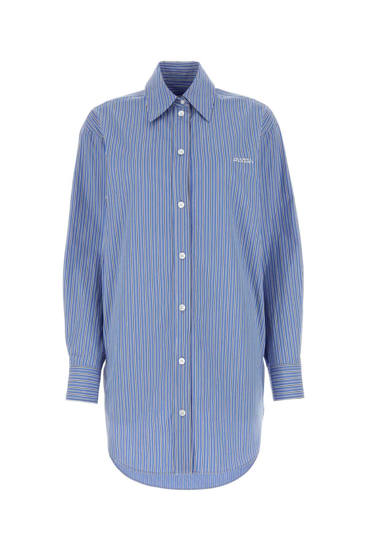 Isabel Marant Women Embroidered Poplin Cylvany Shirt