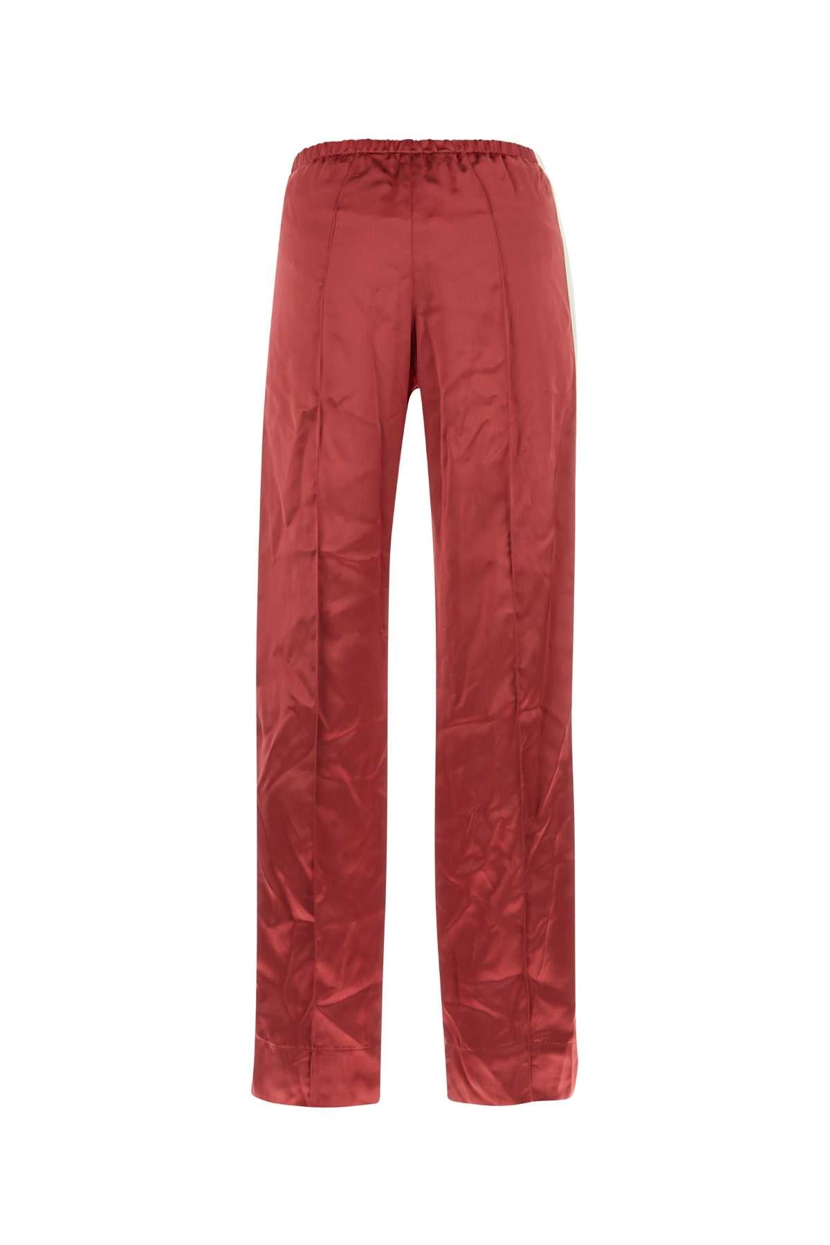 Palm Angels Women Tyrian Purple Viscose Pant