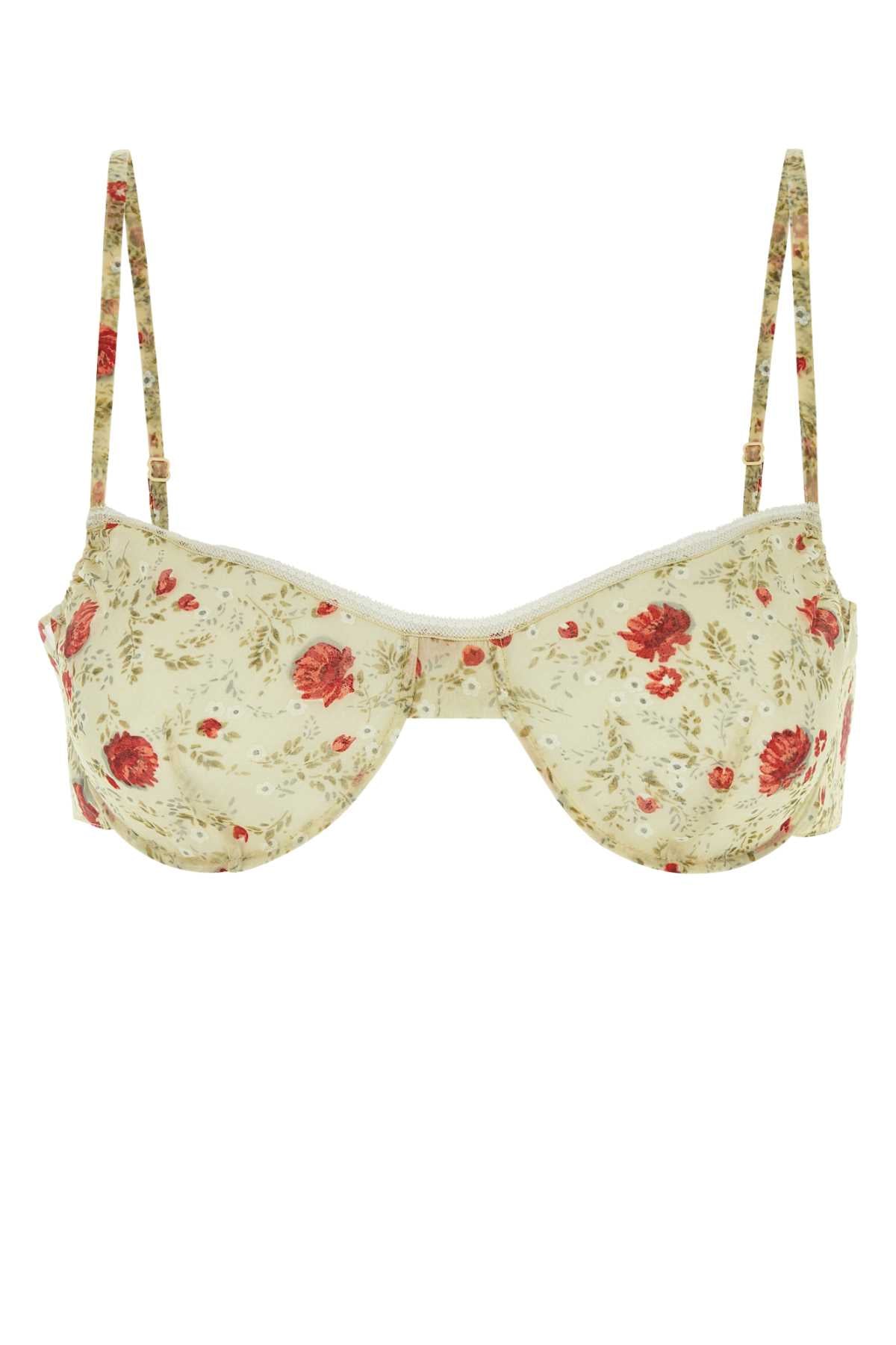 Prada Women Printed Nylonette Crop-Top