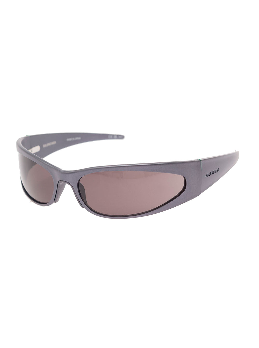 Balenciaga Women Grey 'Reverse Xpander 2.0 Rectangle' With Logo In Aluminum Woman
