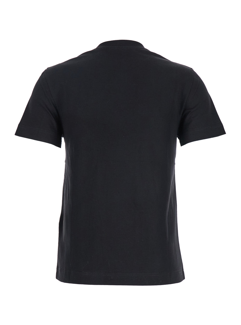 Jacquemus Women 'Le T-Shirt Gros Grain' Black Crew Neck T-Shirt With Logo Patch On Front In Cotton For Women