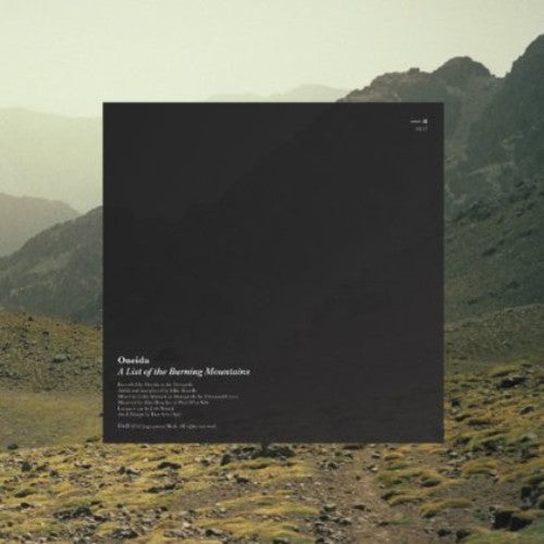 Oneida - A List Of The Burning Mountains [LP] Vinyl Record