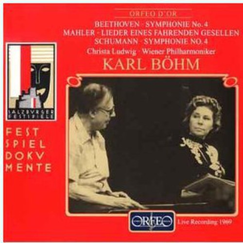 Karl Bohm / Ludwig,Christa / Vienna Phil Orch - Beethoven: Sym #4 / Mahler: Wayfarer / Schumann [CD]