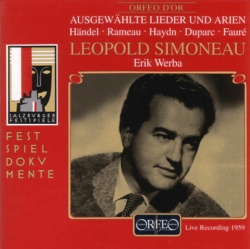 Leopold Simoneau - Songs: Salzburger Liederabend [CD]