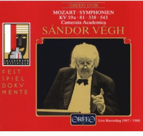 Mozart / Vegh / Camerata Academica Mozarteum - Symphony 4 in F [CD]