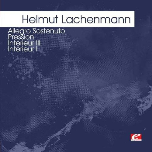 Helmut Lachenmann - Lachenmann: Allegro Sostenuto Pression [CD]