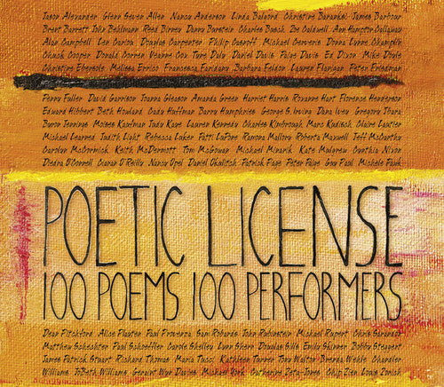 Alexander/Lupone/Zeta-Jones/Nixon/Baranski/Daly/Sa - Poetic License: 100 Poems/100 Performers [CD]