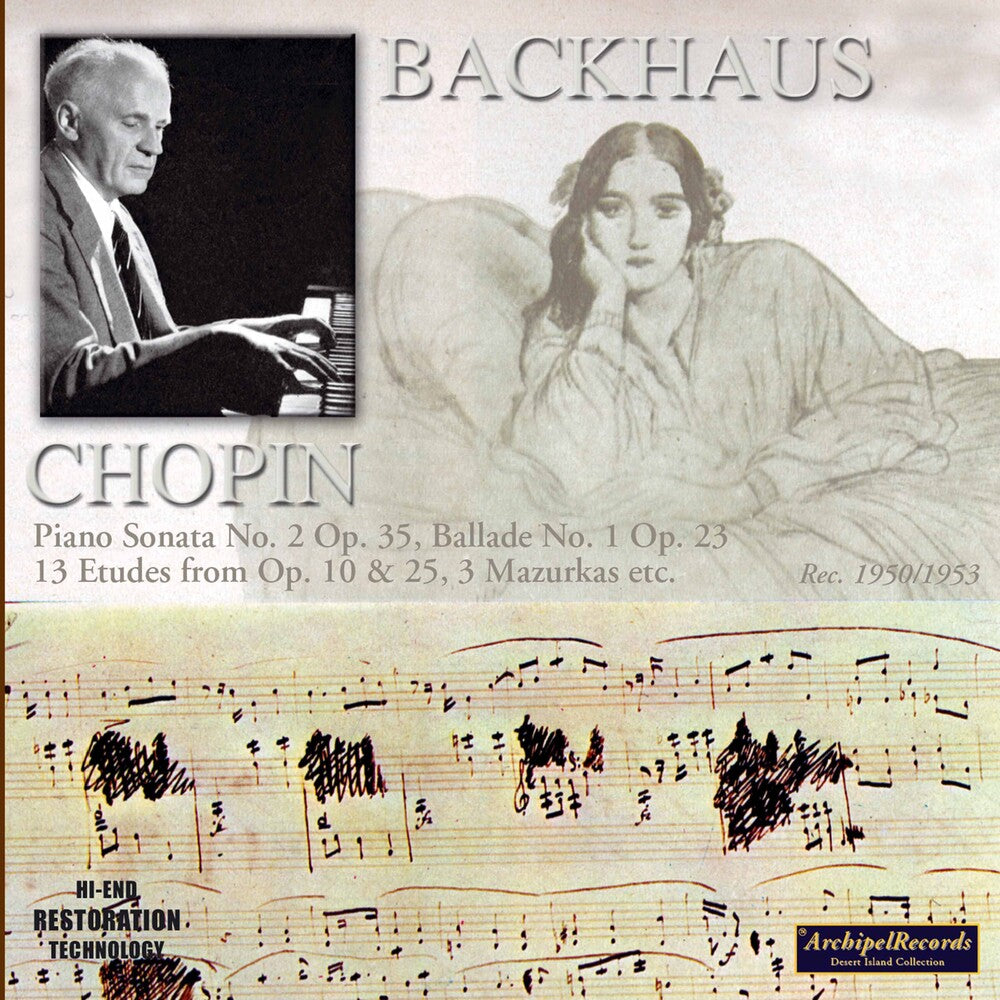 WILHELM BACKHAUS - Pno Son 2 Ballade [CD]