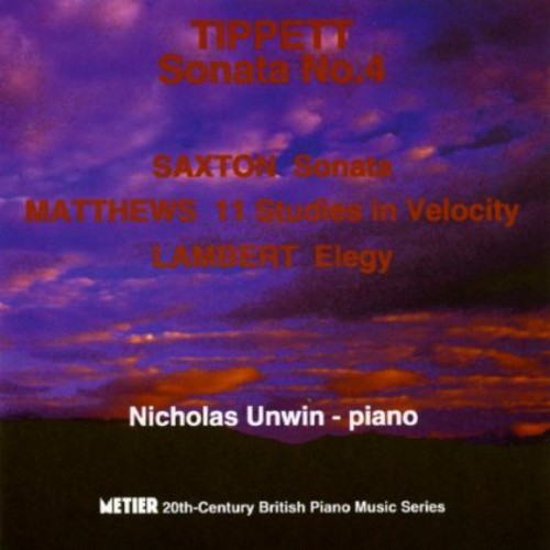 Nicholas Unwin - Piano Works [CD]