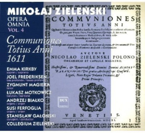 Collegium Zielenski - Polish Early Music: Zielenski Opera Omnia 4 [CD]