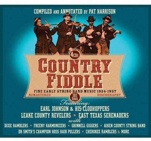 Country Fiddle-Early String Band Music 1 - Country Fiddle-Early String Band Music 1924-1937 [CD]